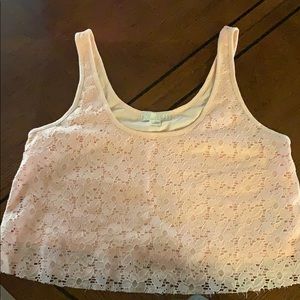 Forever 21 lace crop top